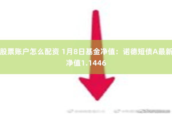 股票账户怎么配资 1月8日基金净值：诺德短债A最新净值1.1446